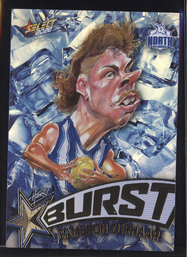 Cameron Zurhaar 2022 AFL - Select Footy Stars Starburst Ice