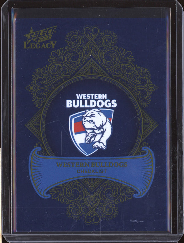 Western Bulldogs Logo Checklist 2023 Select Legacy AFL LP172 Legacy Plus 318/425