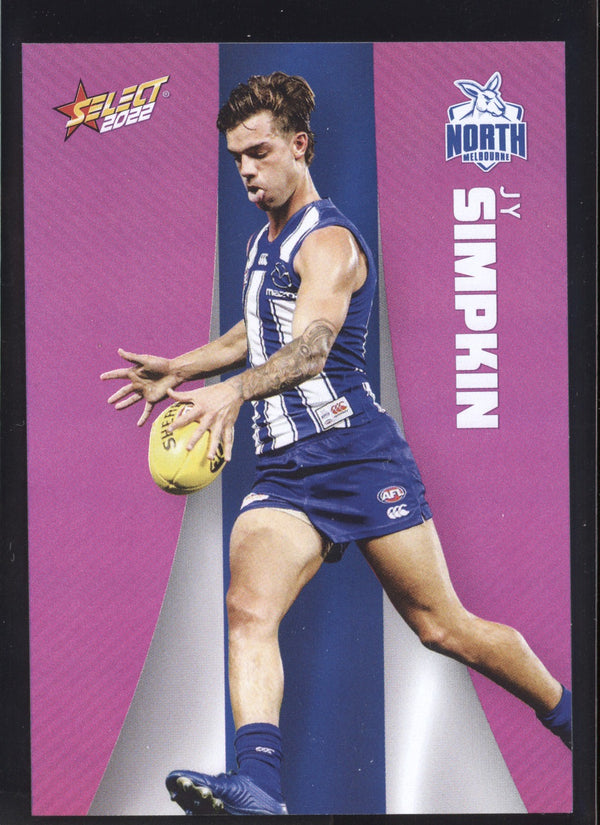 Jy Simpkin 2022 Select Footy Stars Common Card - Purple