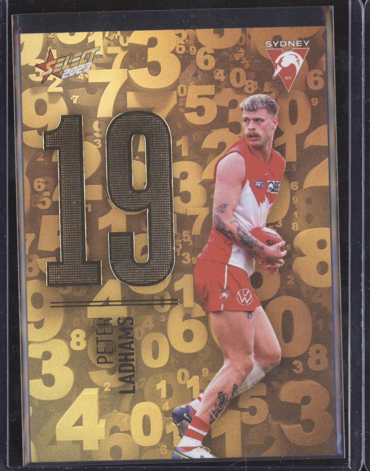 Peter Ladhams 2023 Select Footy Stars N187 Numbers 93/255