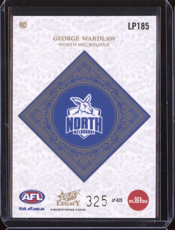 George Wardlaw 2023 Select Legacy AFL LP185 Legacy Plus RC 325/425