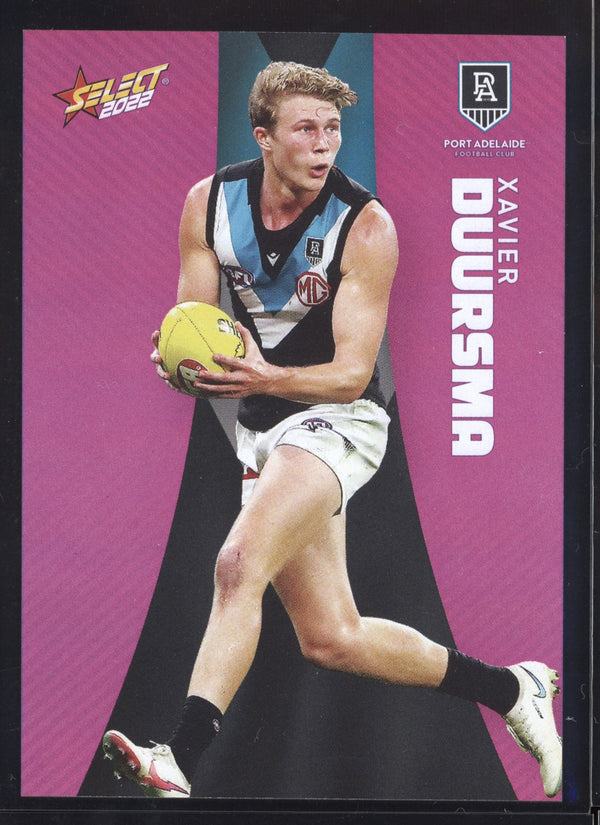 Xavier Duursma 2022 Select Footy Stars Common Card - Purple