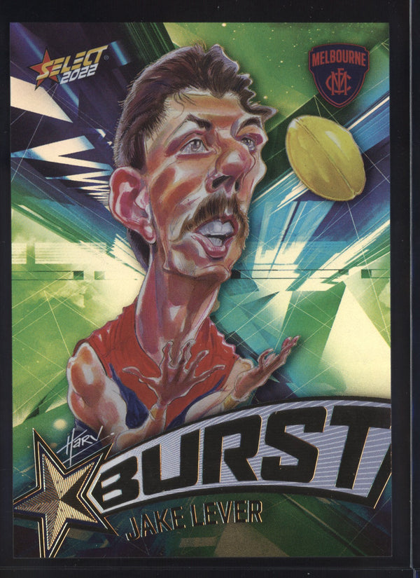 Jack Lever 2022 AFL- Select Footy Stars Starburst Paint