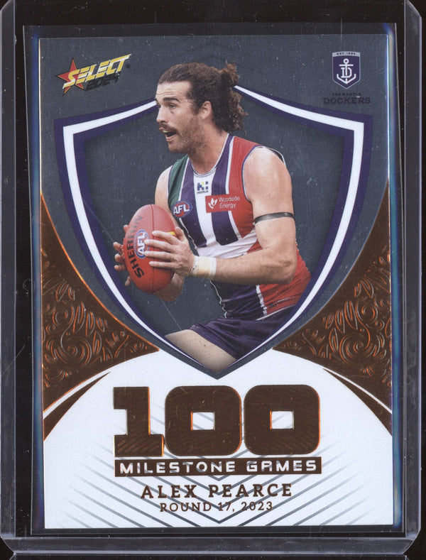 Alex Pearce 2024 Select Footy Stars MGH36 Milestone Games Hobby 35/240