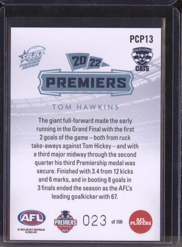 Tom Hawkins 2022 Select Premier Series PCP13 23/100