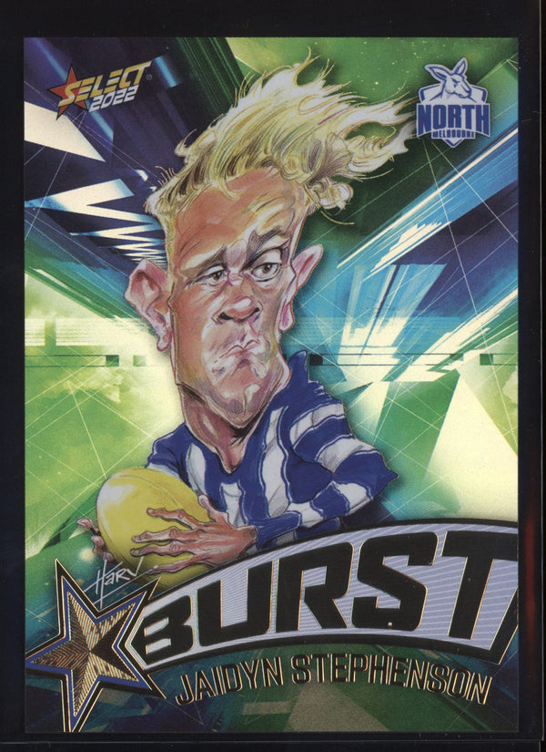 Jaidyn Stephenson 2022 AFL- Select Footy Stars Starburst Paint