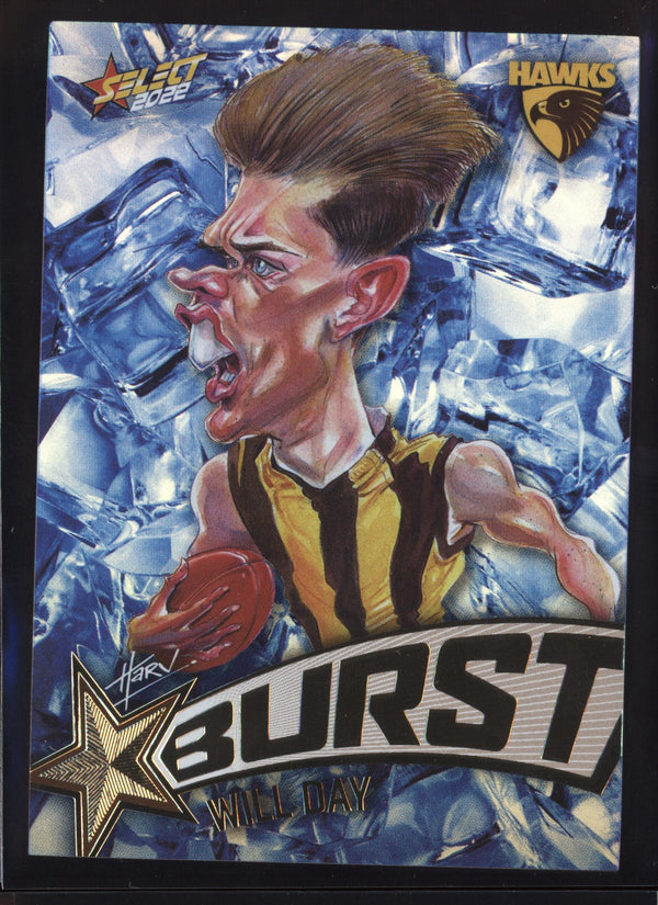 Will Day 2022 AFL - Select Footy Stars Starburst Ice