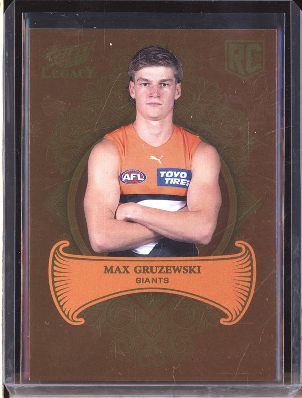 Max Gruzewski 2023 Select Legacy AFL LP203 Legacy Plus RC 310/425