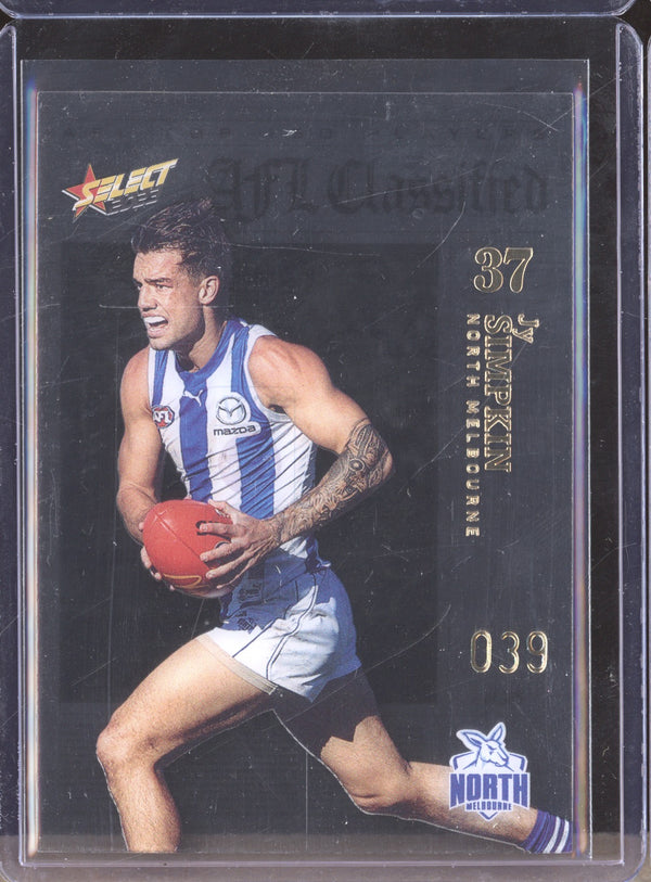 Jy Simpkin 2023 Select Footy Stars 37 AFL Classified 39/365