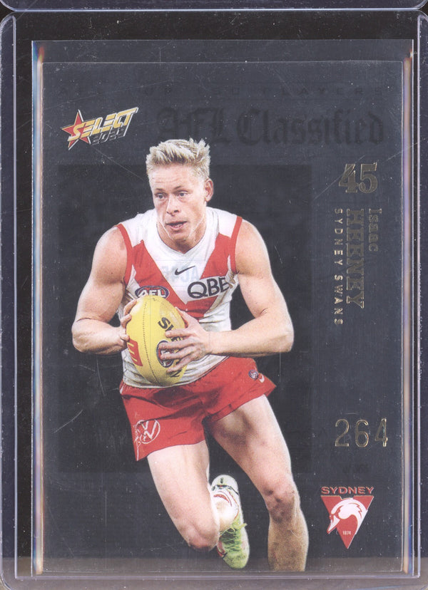 Isaac Heeney 2023 Select Footy Stars 45 AFL Classified 264/365