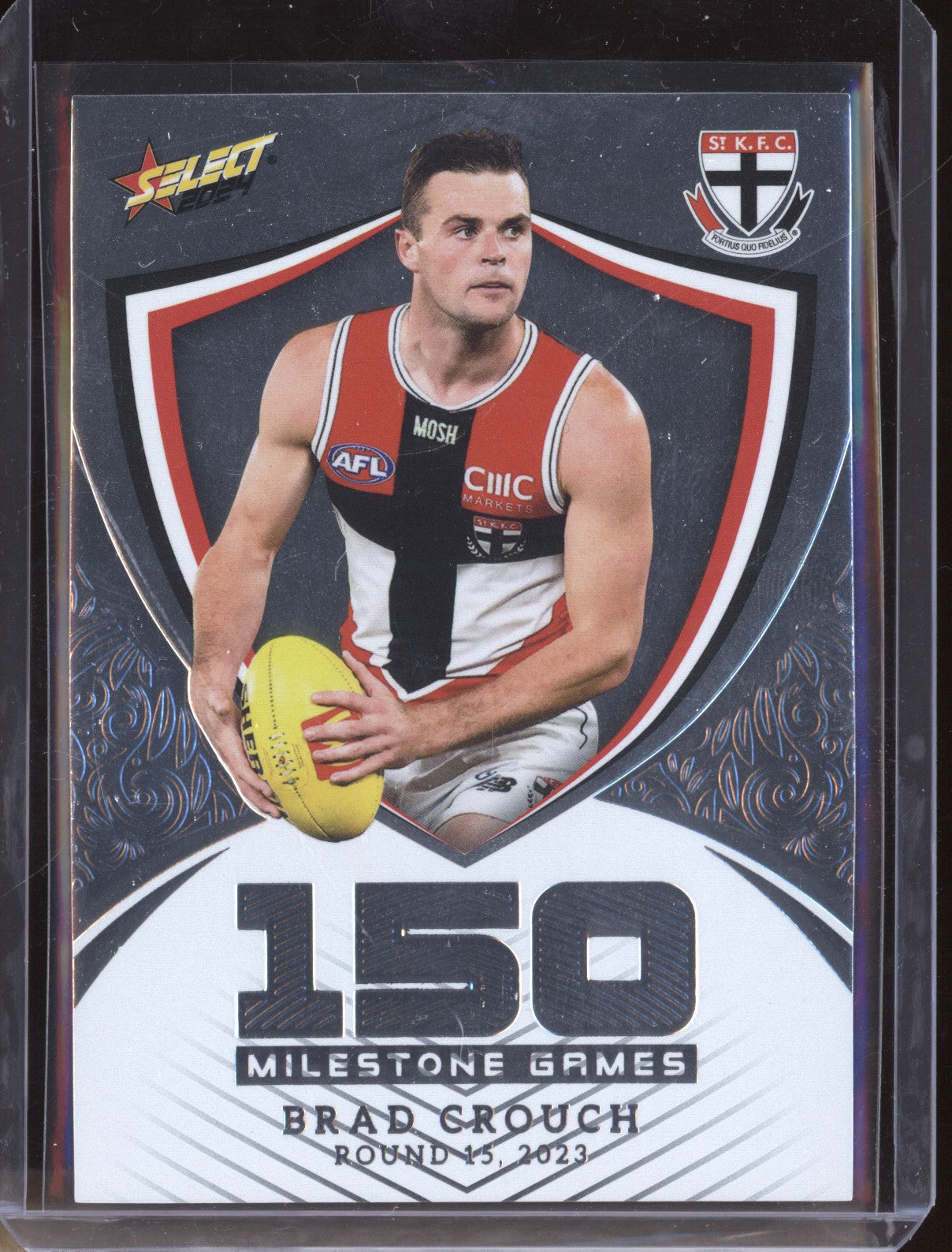 Brad Crouch 2024 Select Footy Stars MGH86 Milestone Games Hobby 91/240