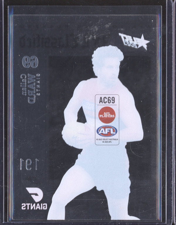 Callan Ward 2023 Select Footy Stars 69 AFL Classified 191/365