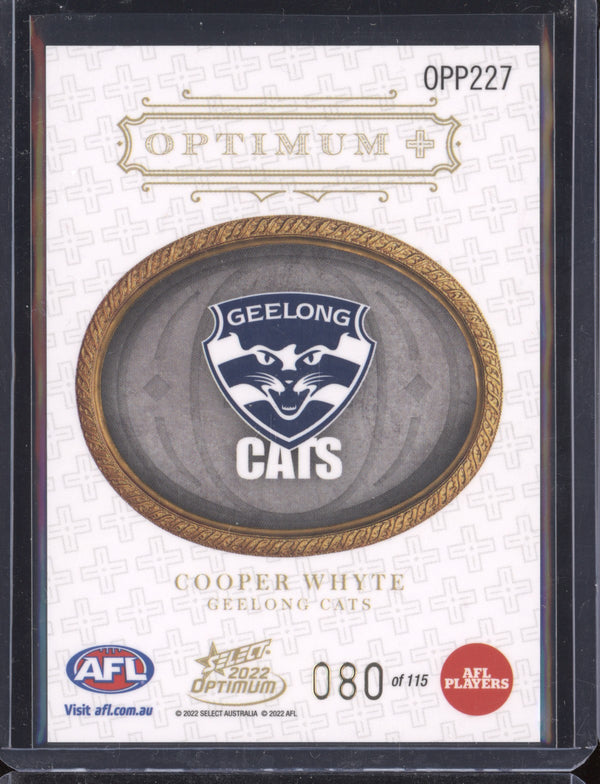 Cooper Whyte 2022 Select Optimum OPP227 Optimum Plus Parallel RC 80/115