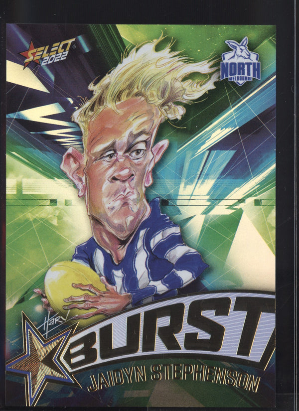 Jaidyn Stephenson 2022 AFL- Select Footy Stars Starburst Paint