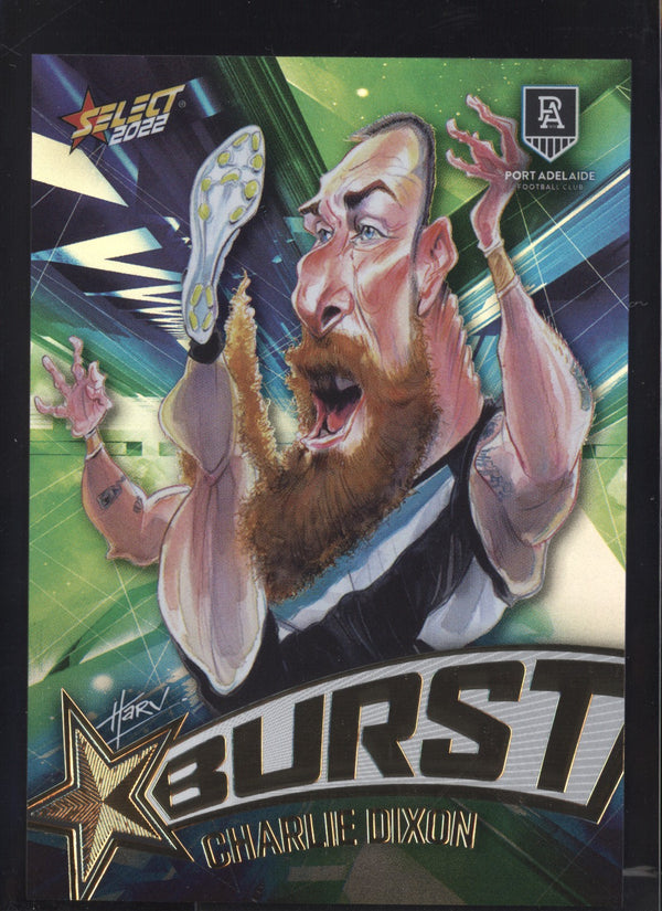 Charlie Dixon 2022 AFL- Select Footy Stars Starburst Paint