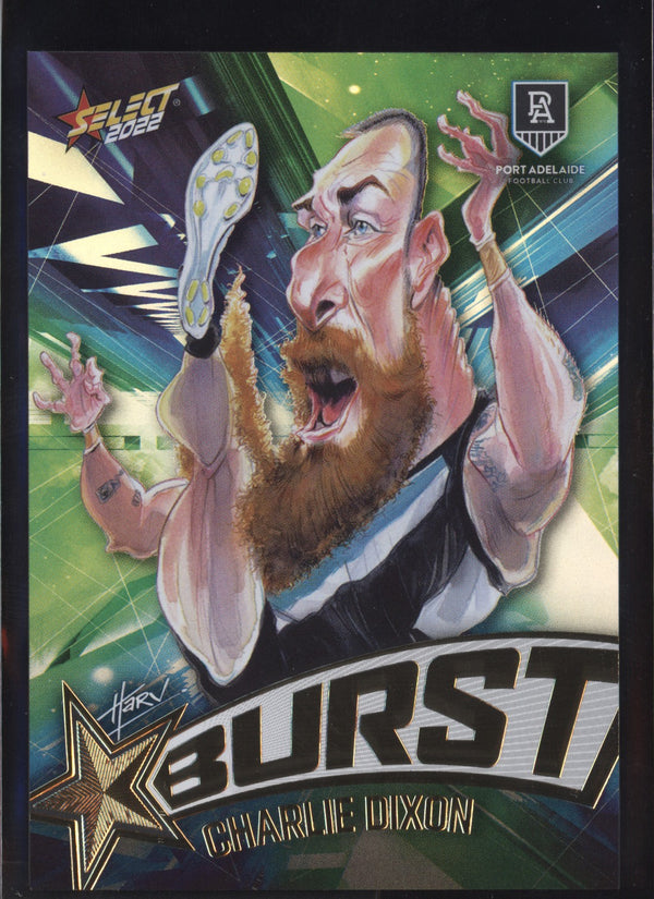 Charlie Dixon 2022 AFL- Select Footy Stars Starburst Paint