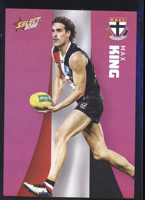 Max King 2022 Select Footy Stars Common Card - Purple