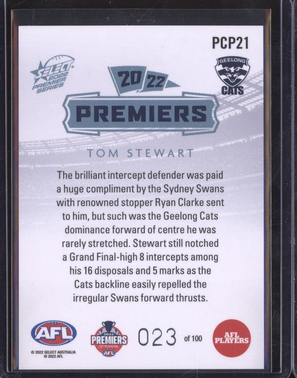 Tom Stewart 2022 Select Premier Series PCP21 23/100