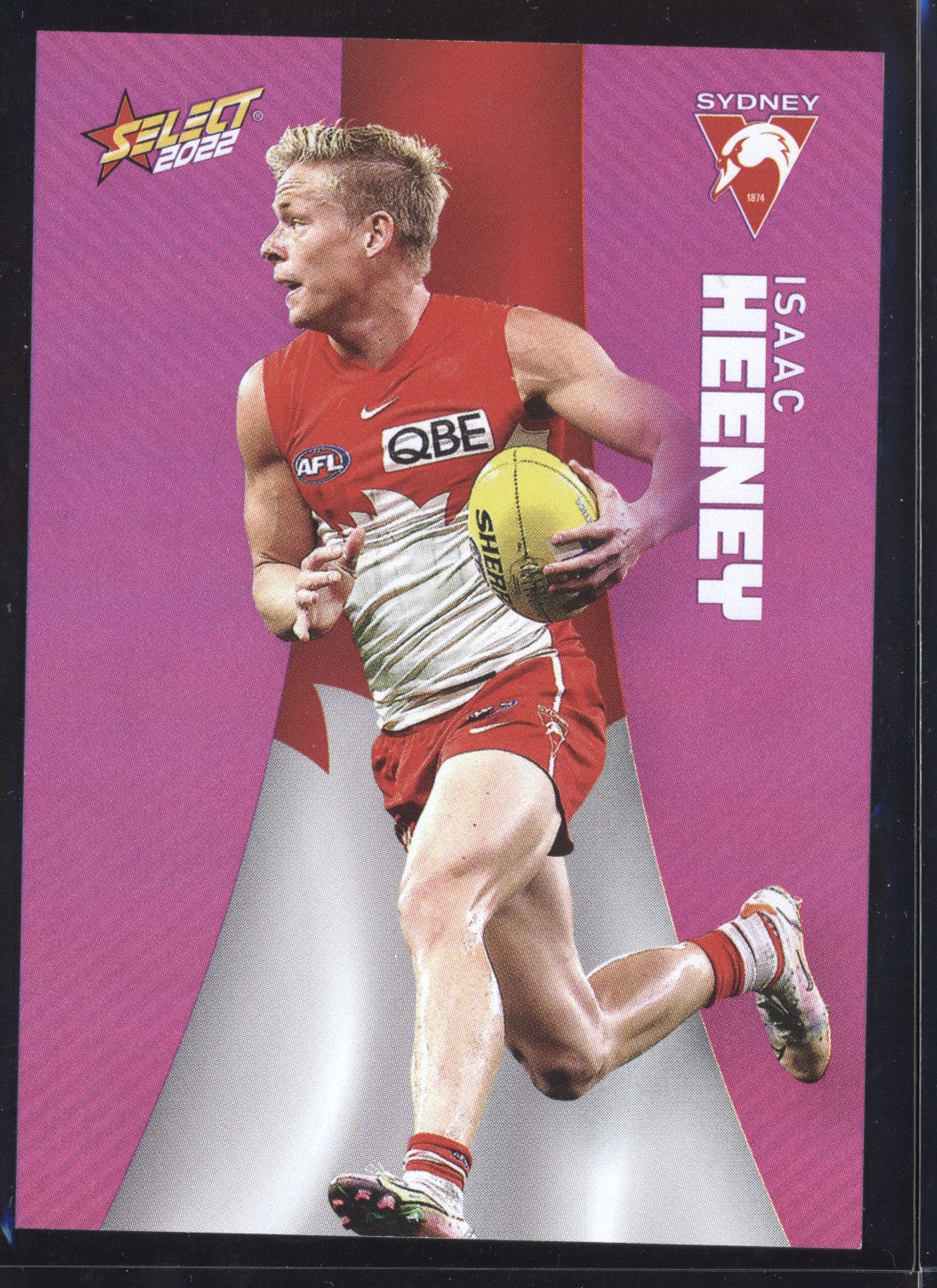 Isaac Heeney 2022 Select Footy Stars Common Card - Purple