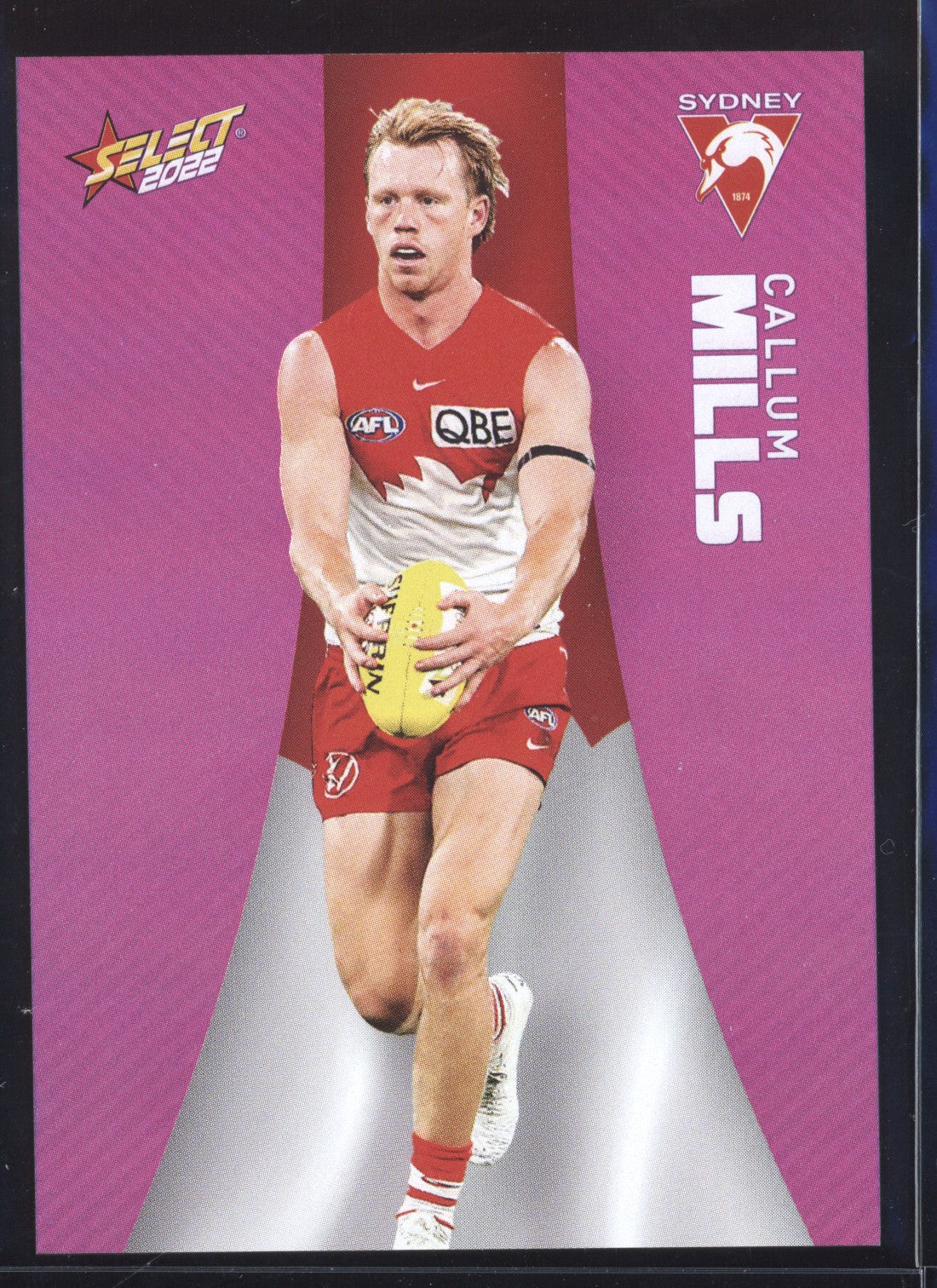 Callum Mills 2022 Select Footy Stars Common Card - Purple