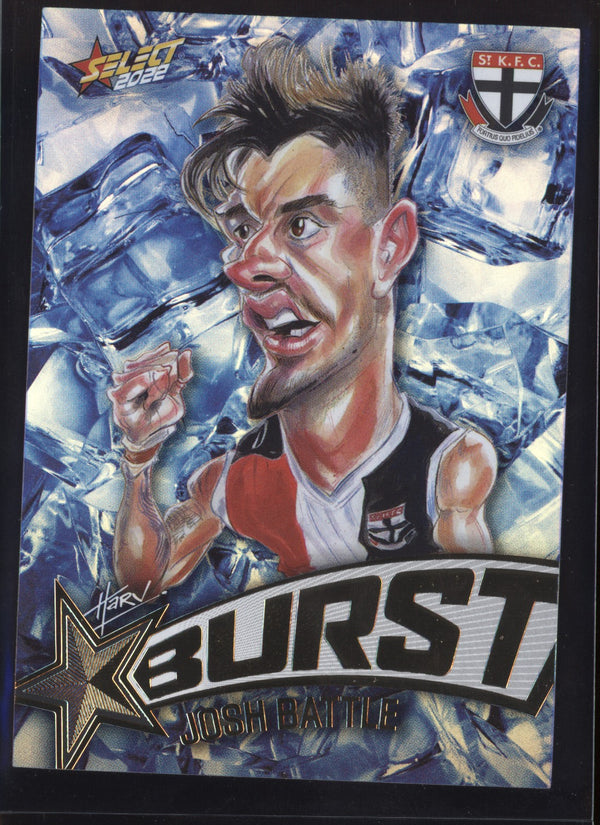 Josh Battle 2022 AFL - Select Footy Stars Starburst Ice