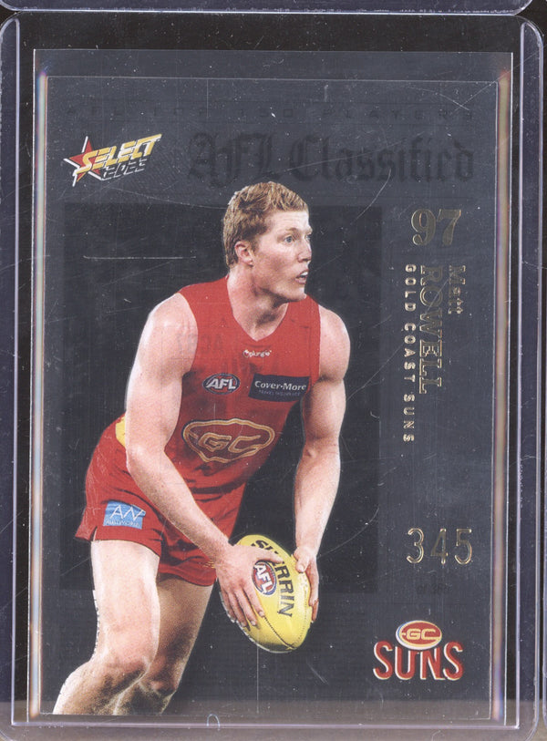 Matt Rowell 2023 Select Footy Stars 97 AFL Classified 345/365