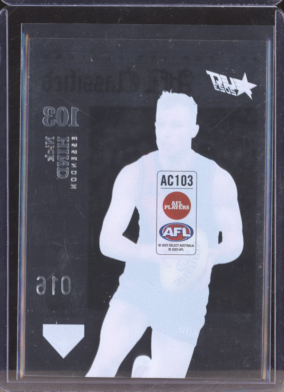 Nick Hind 2023 Select Footy Stars 103 AFL Classified 16/365