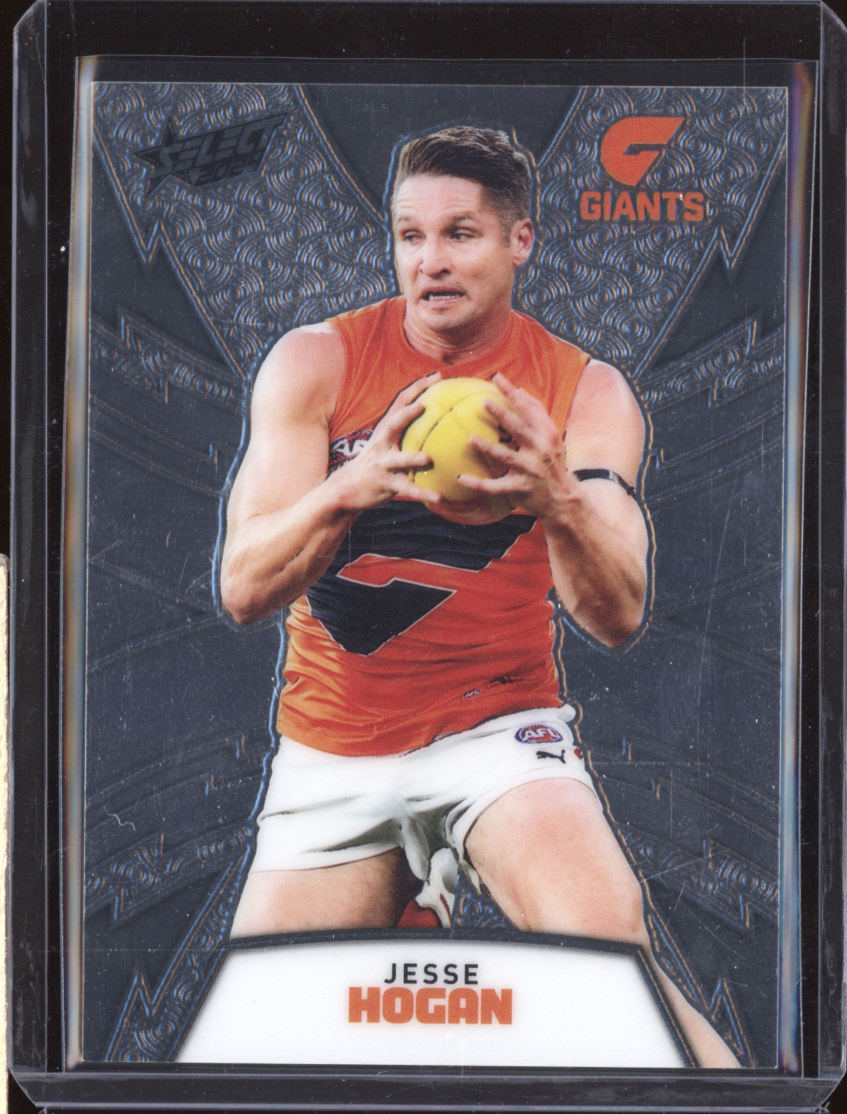 Jesse Hogan 2024 Select Footy Stars LTR77 Luminous Thunderbolt 156/299