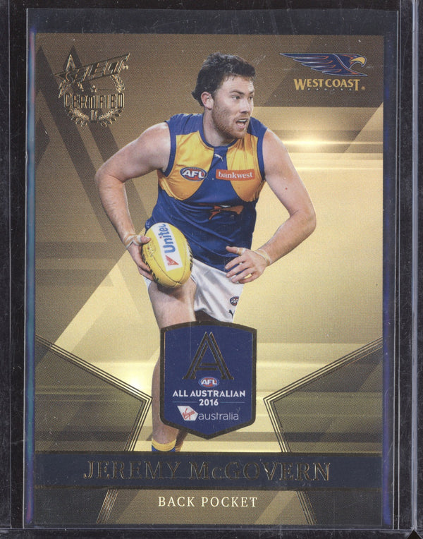 Jeremy Mcgovern 2017 Select Certified AA3 All Australian 2016