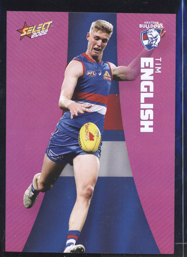 Tim English 2022 Select Footy Stars Common Card - Purple