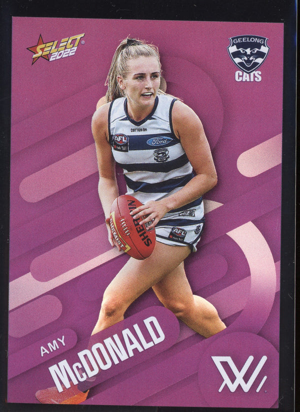 Amy McDonald 2022 Select Footy Stars Common Card - Purple