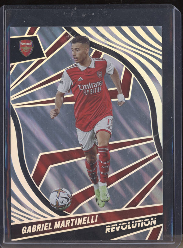 Gabriel Martinelli 2022-23 Panini Revolution Premier League 22 Lava 1/10