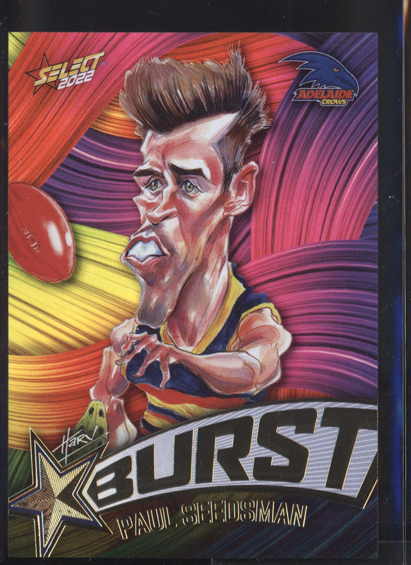 Paul Seedsman 2022 AFL- Select Footy Stars Starburst Paint