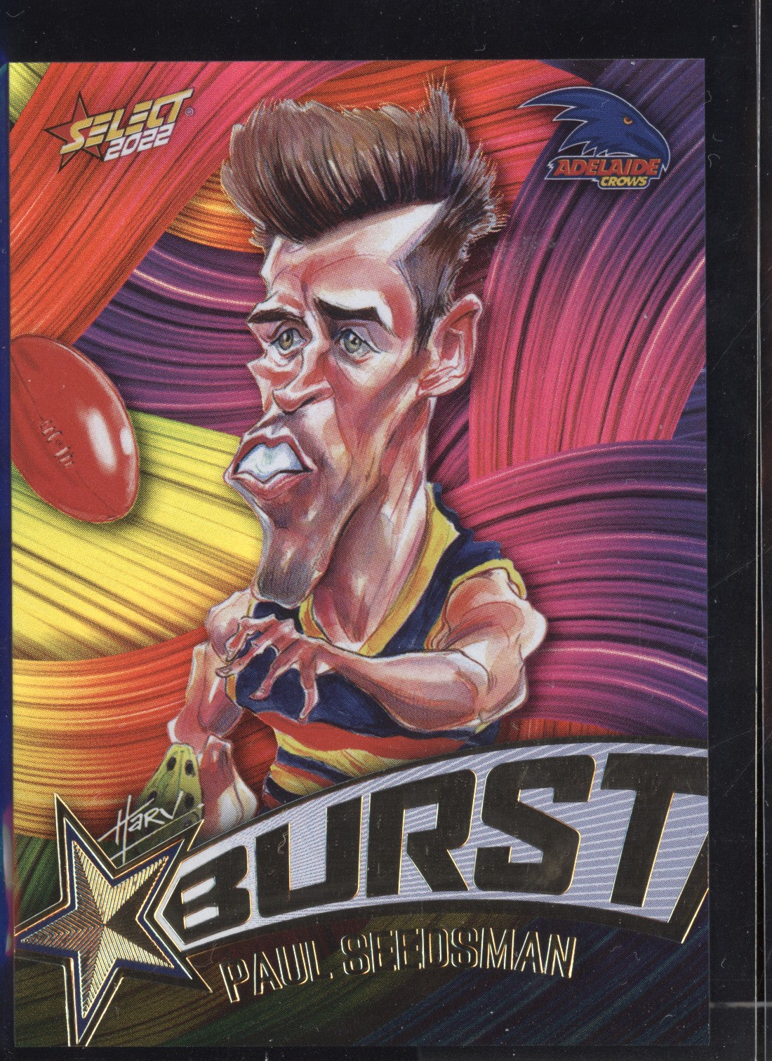 Paul Seedsman 2022 Select Footy Stars Starburst Paint