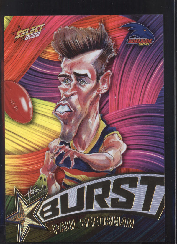 Paul Seedsman 2022 AFL- Select Footy Stars Starburst Paint