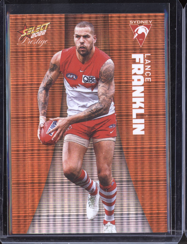 Lance Franklin 2022 Select Prestige  Orange Parallel 75/210