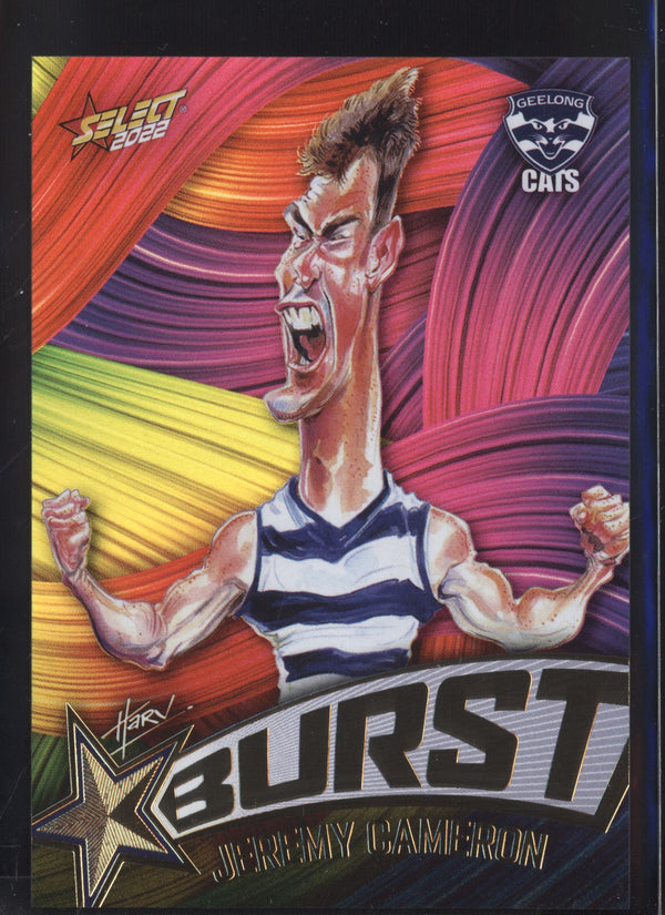 Jeremy Cameron 2022 AFL- Select Footy Stars Starburst Paint