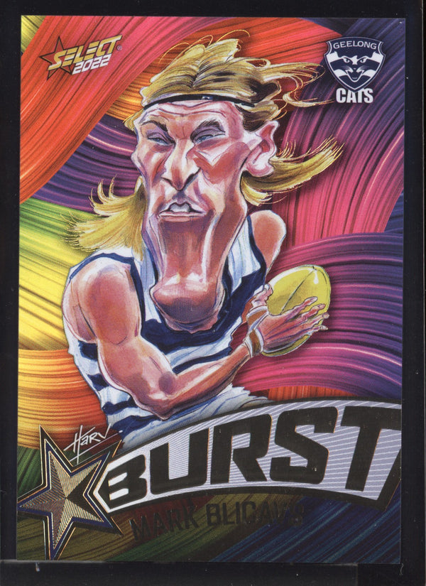 Mark Blicavs 2022 Select Footy Stars Starburst Paint