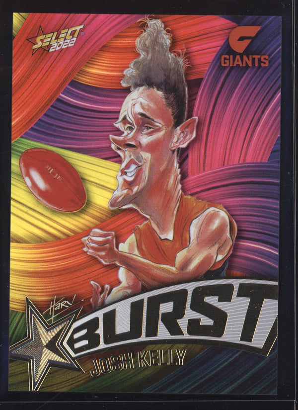 Josh Kelly 2022 Select Footy Stars Starburst Paint