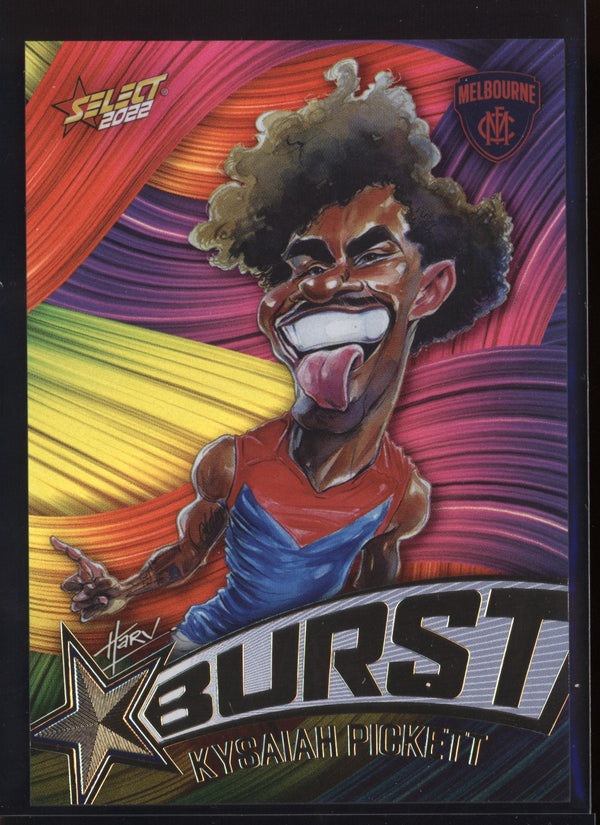 Kysaiah Pickett 2022 AFL- Select Footy Stars Starburst Paint