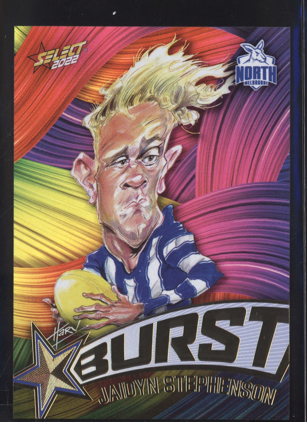 Jaidyn Stephenson 2022 AFL- Select Footy Stars Starburst Paint