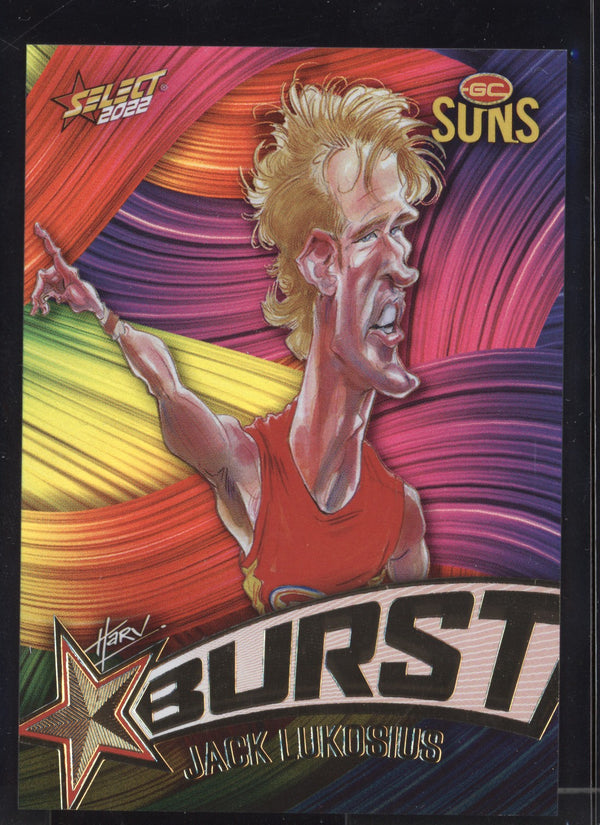 Jack Lukosius 2022 Select Footy Stars Starburst Paint