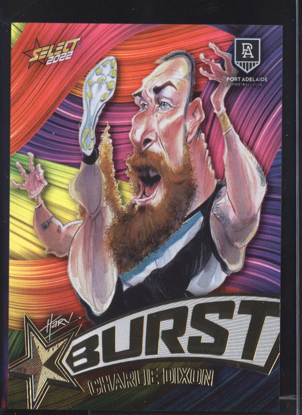 Charlie Dixon 2022 AFL- Select Footy Stars Starburst Paint