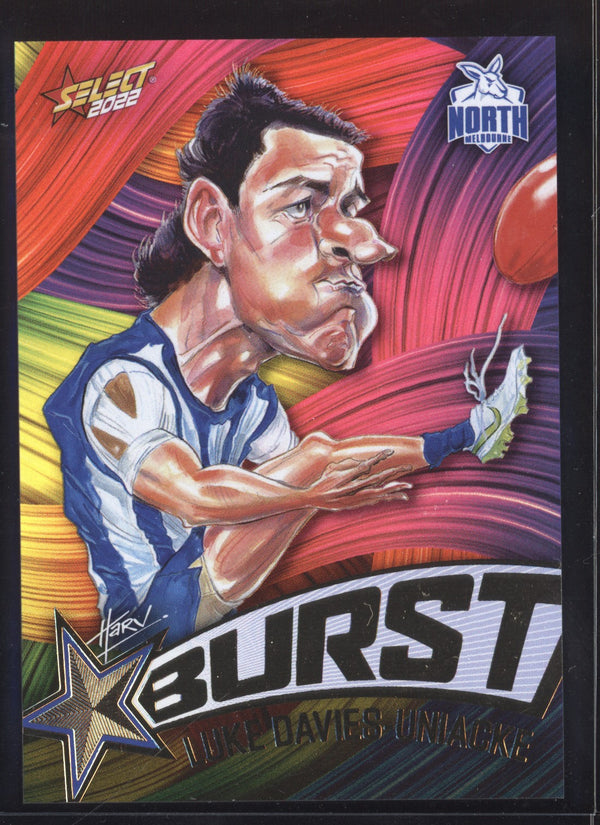 Luke Davies-Uniacke 2022 Select Footy Stars Starburst Paint