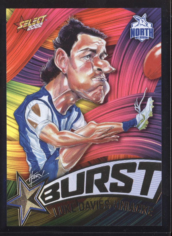 Luke Davies-Uniacke 2022 Select Footy Stars Starburst Paint