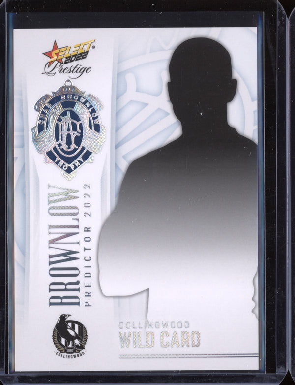 Collingwood  2022 Select Prestige  Platinum Brownlow Wildcard 45/60