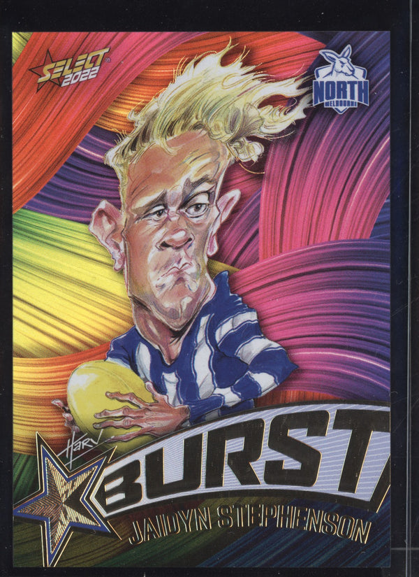 Jaidyn Stephenson 2022 Select Footy Stars Starburst Paint