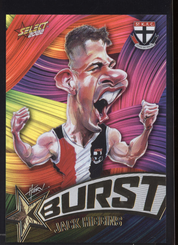 Jack Higgins 2022 Select Footy Stars Starburst Paint