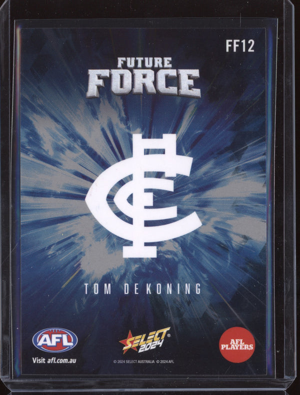 Tom De Koning 2024 Select Footy Stars FF12 Future Force