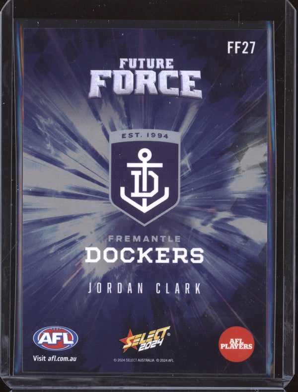 Jordan Clark 2024 Select Footy Stars FF27 Future Force